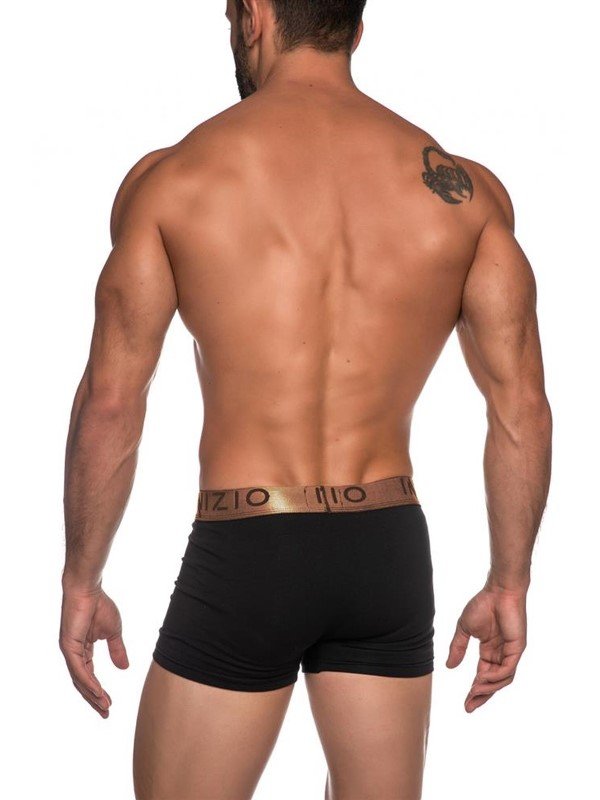 Ανδρικά Boxer Inizio 2 τεμ. Mαύρο/Mαύρο(Μπρονζέ) - Image 3