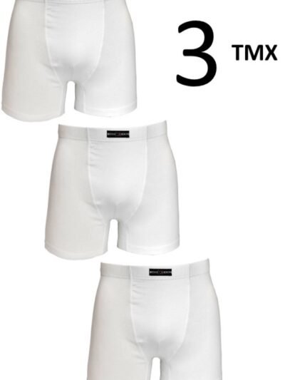 Alternative view of Μπόξερ NC πακέτο 3 τεμ.  Λευκό