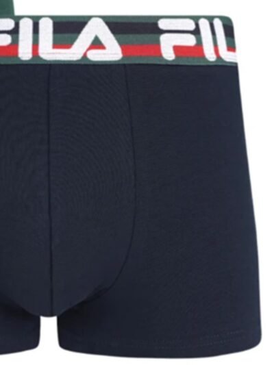 Alternative view of Boxer Fila Πακέτο 2 τεμ.  Πράσινο/Μαρίν