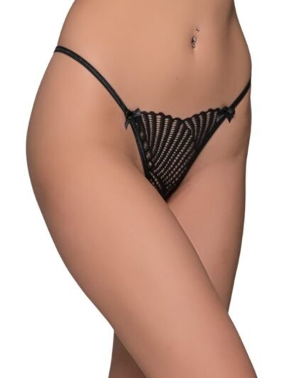 Alternative view of Tanga String Λύκρα Milena by Paris Μαύρο