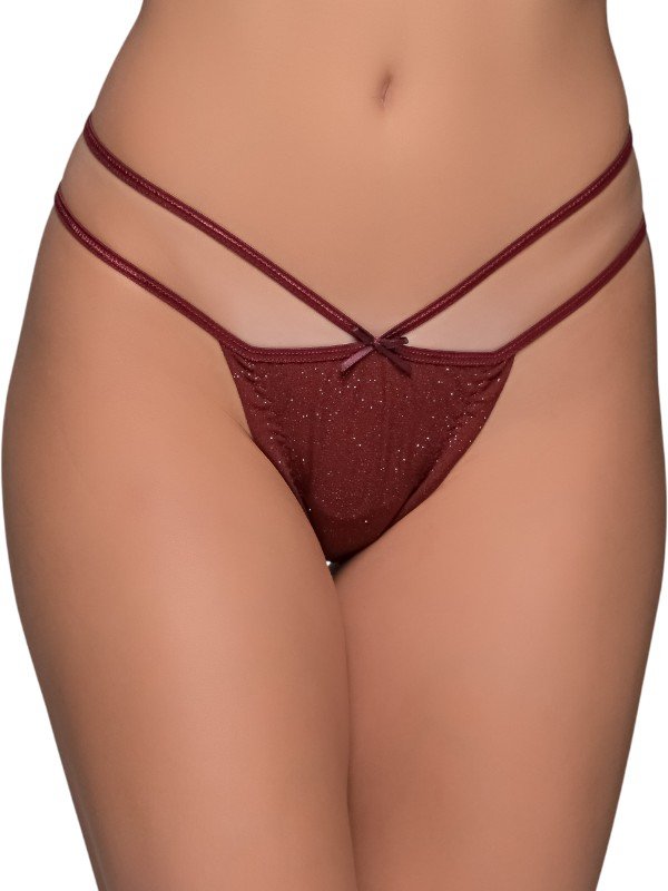 Tanga String Λύκρα Milena by Paris Μπορντώ