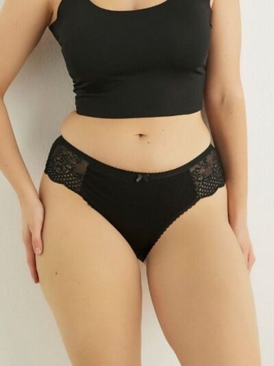 Κυλοτάκια Bikini-brazil Sexen 3 τεμ. Μαύρο