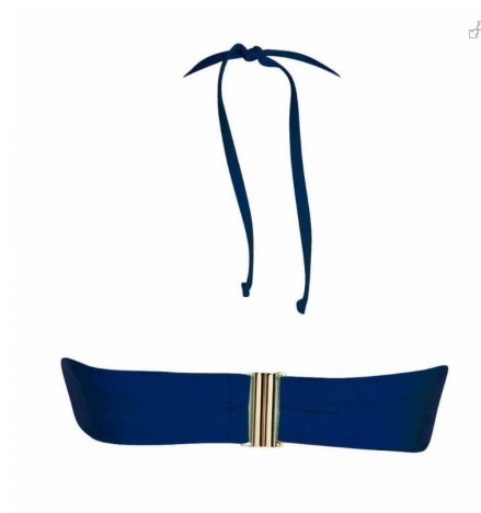 Μαγιό Top strapess Bluepoint Mπλε - Image 3