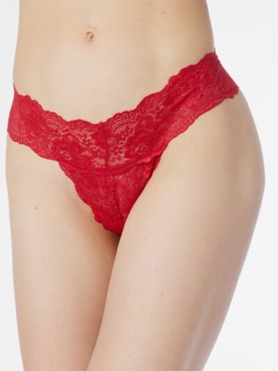 Minerva Corgelia Thong Ελαστική Δαντέλα Κόκκινο