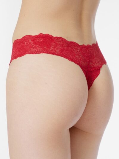 Alternative view of Minerva Corgelia Thong Ελαστική Δαντέλα Κόκκινο