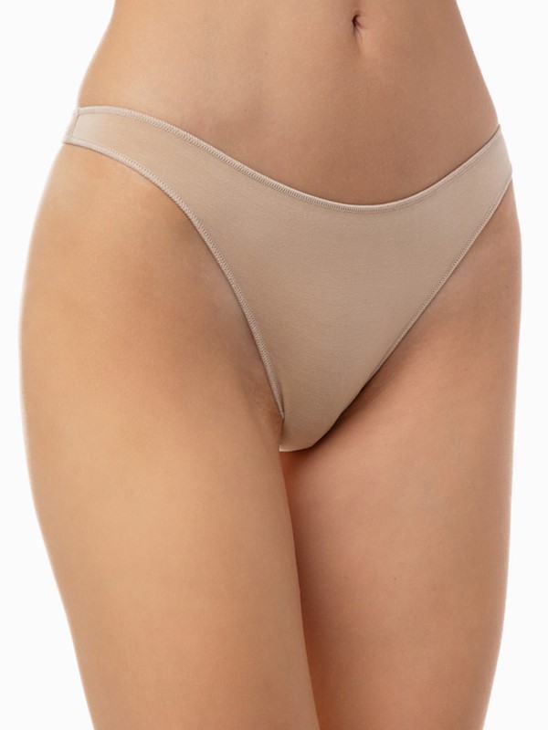 Minerva Fimelle String 2 τεμ. Μπεζ - Image 3