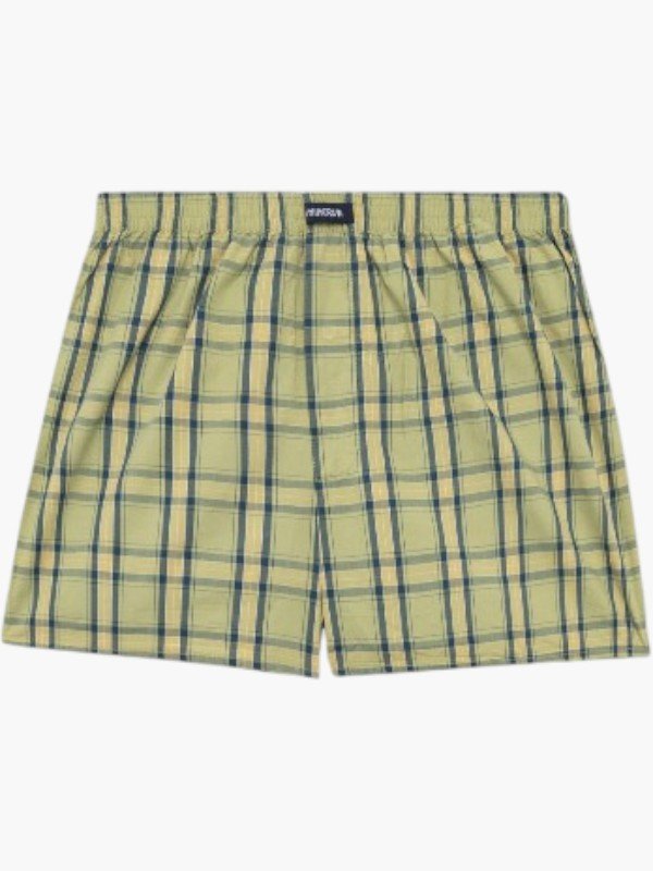 Boxer ύφασμα Μινέρβα 2 τεμ. Khaki-Ciel - Image 2