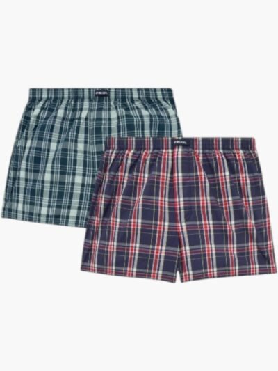 Boxer ύφασμα Μινέρβα 2 τεμ. NAVY-CIEL