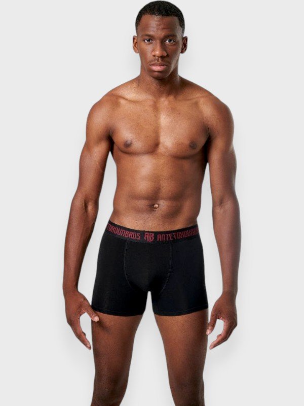 Boxer Antetokounbros 2 τεμ. Μαύρο - Image 2