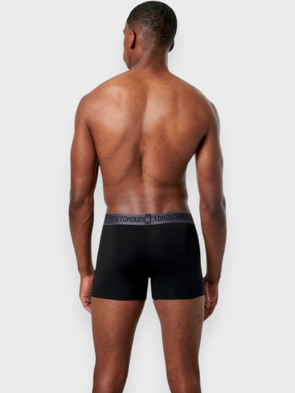Boxer Antetokounbros 2 τεμ. Ανθρακί/Μαύρο - Image 3