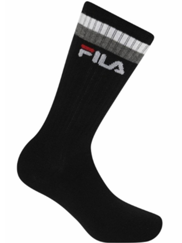 Αθλητικές κάλτσες Bamboo Fila 3 ζεύγη Μαύρο - Image 2