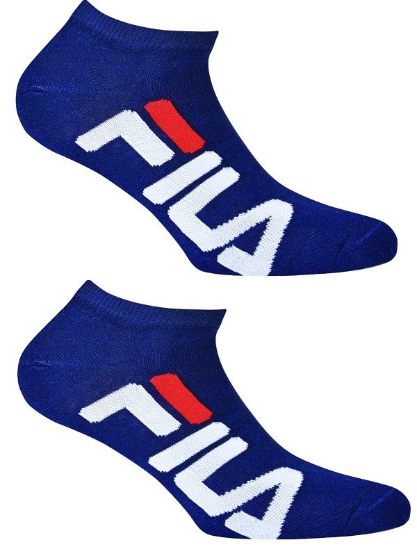 Κάλτσες Βαμβακερές Κοντές Fila 2 ζεύγη Μπλε