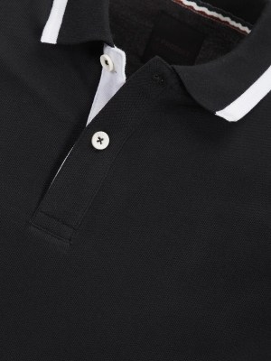 Μπλούζα Βαμβακερή Polo Projekt Produkt  Μαύρο - Image 3