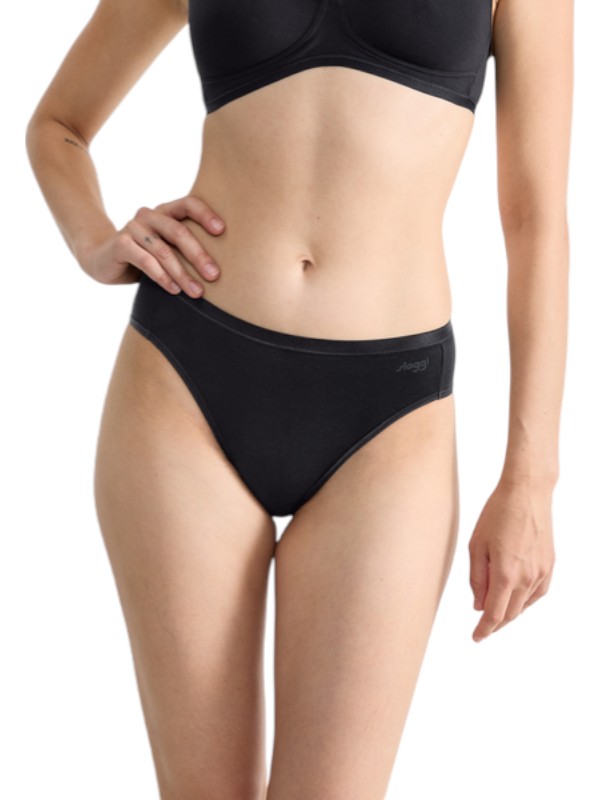 Sloggi Go Daily Cotton Tai 3 τεμ. 0004 Μαύρο/Μαύρο/Μαύρο