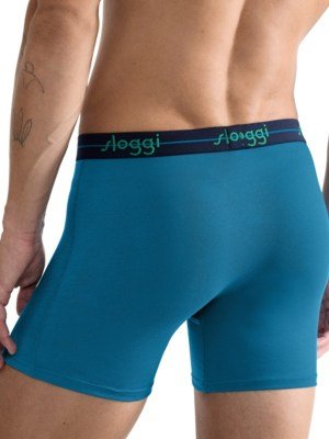 Boxer Sloggi Short 2 τεμ. Μπλε/Γαλάζιο - Image 3
