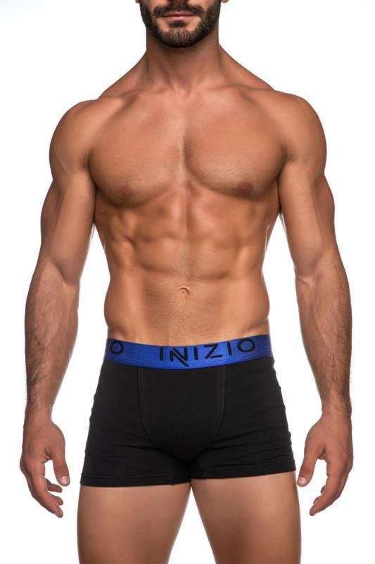 Ανδρικά Boxer Inizio 2 τεμ. Mαύρο/Mαύρο(Ρουά) - Image 3