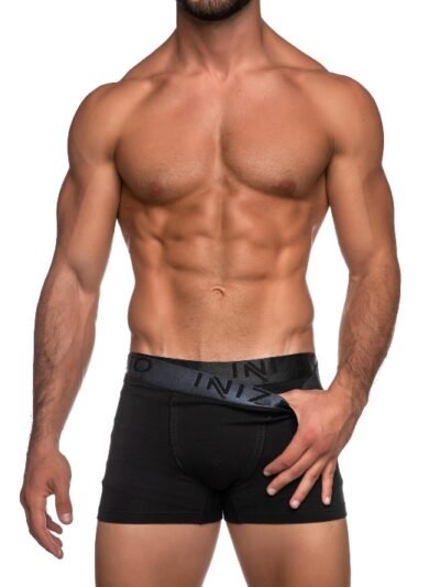Ανδρικά Boxer Inizio 2 τεμ. Mαύρο/Mαύρο(Ανθρακί)