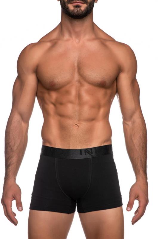 Ανδρικά Boxer Inizio 2 τεμ. Mαύρο/Mαύρο(Μπρονζέ) - Image 2