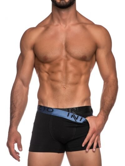 Ανδρικά Boxer Inizio 2 τεμ. Mαύρο/Mαύρο(Τζιν)