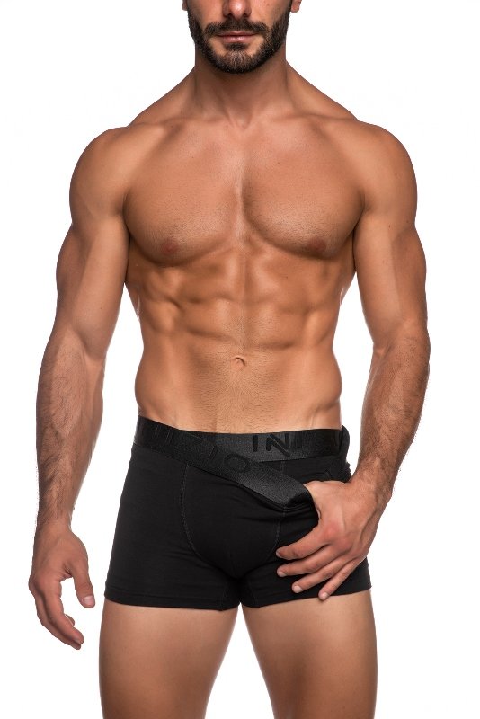 Ανδρικά Boxer Inizio 2 τεμ. Mαύρο/Mαύρο