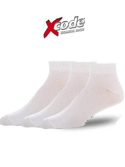 Αθλητικές κάλτσες Ημίκοντες 3 ζεύγη Χcode  Λευκό