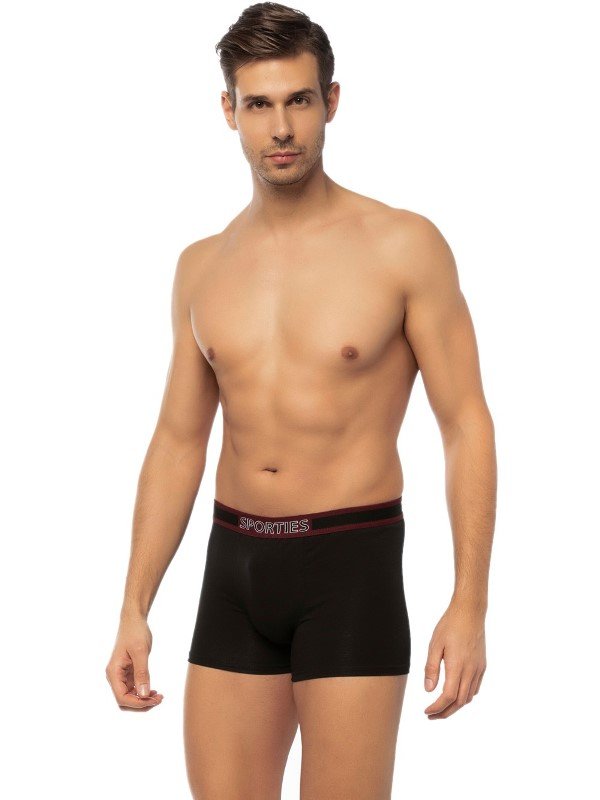 Boxer Μινέρβα 2 τεμ. Μαύρο/Wine - Image 2
