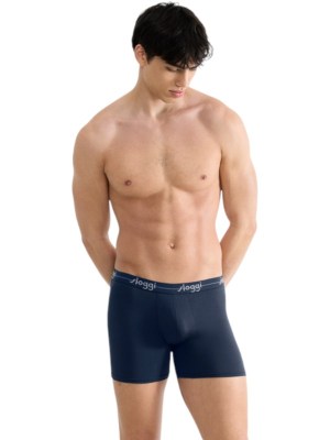 Boxer Sloggi Short 2 τεμ. Μπλε σκούρο/Κεραμιδί - Image 4