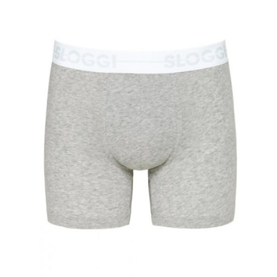 Alternative view of Boxer Sloggi Go Short 2 τεμ.  Ανοιχτό μπλε/Γκρι μελανζέ