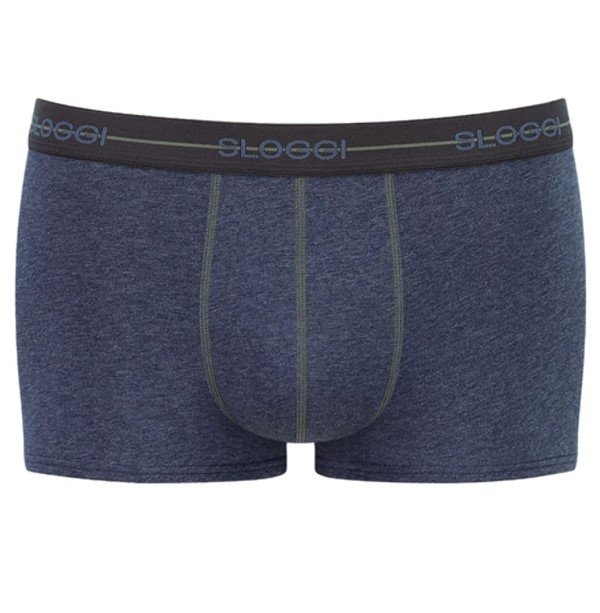 Boxer Sloggi Hipster 2 τεμ. Τζιν/Ανθρακί - Image 4