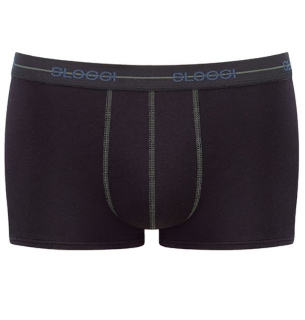 Boxer Sloggi Hipster 2 τεμ. Τζιν/Ανθρακί - Image 3
