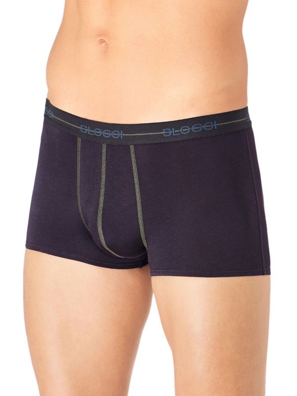 Boxer Sloggi Hipster 2 τεμ. Τζιν/Ανθρακί - Image 6