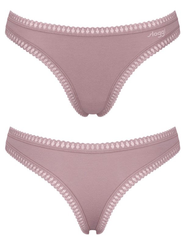 Sloggi Go Crush String 3 τεμ. V001 Μπεζ/Μόκα/Animal - Image 6