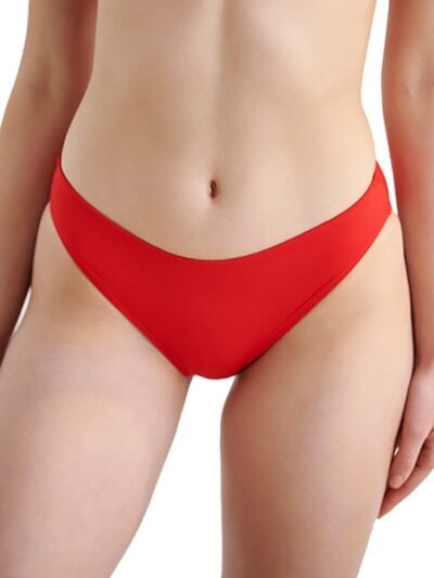 Μαγιό Ψηλόμεσο Bikini Slip Blu4u Κόκκινο