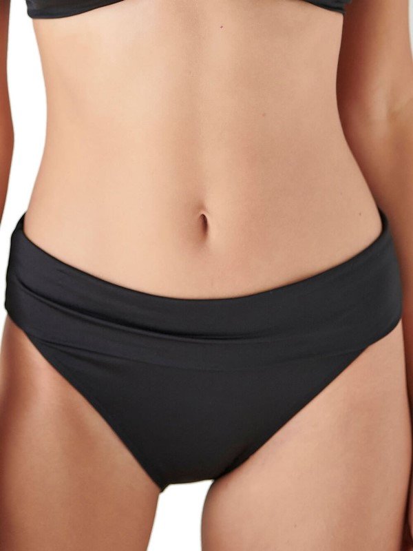 Μαγιό Ψηλόμεσο Bikini Slip Blu4u Μαύρο