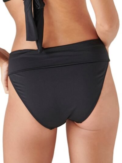Alternative view of Μαγιό Ψηλόμεσο Bikini Slip Blu4u Μαύρο