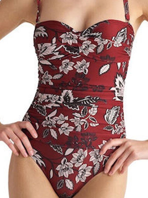 Μαγιό Ολόσωμο Blu4u floral - Image 2