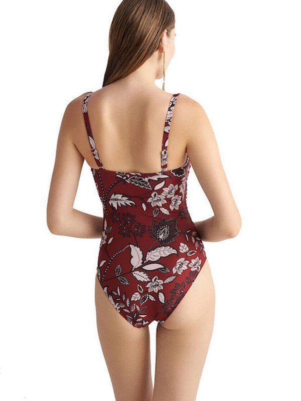 Μαγιό Ολόσωμο Blu4u floral - Image 3