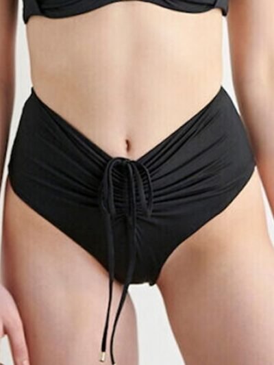 Μαγιό Bikini Ψηλόμεσο Brazil Blue4u  Μαύρο