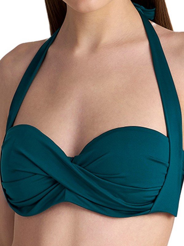 Μαγιό Top Blu4u FASHION SOLIDS Σκούρο πετρόλ - Image 2