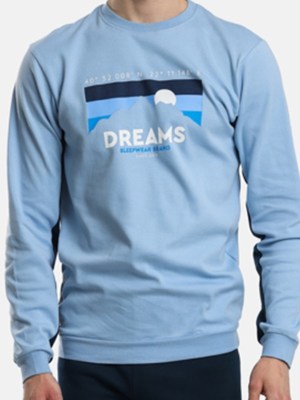 Πυζάμα Βαμβακερή Dreams Σιέλ/Μαρίν - Image 3