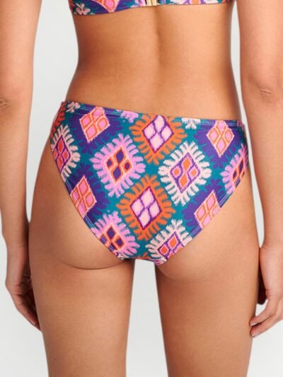 Alternative view of Μαγιό Bikini Hipster Slip Blu4u ‘DIAMOND FRAME’  Ροζ Εμπριμέ